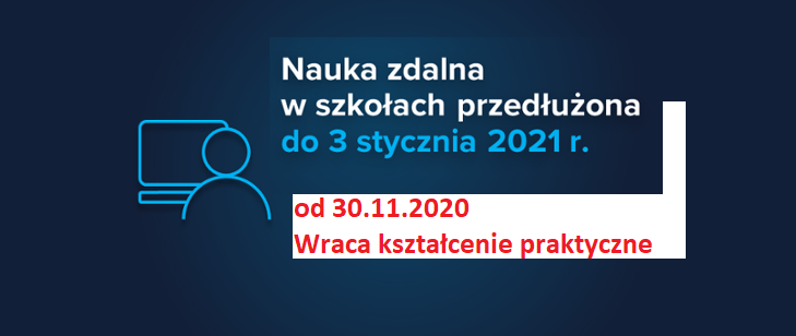 Nauka zdalna w szkołach przedłużona do 3 stycznia 2021 r.